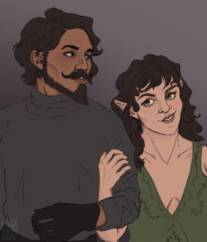 Maeve x Viago by @woodlandeelf (tumblr)