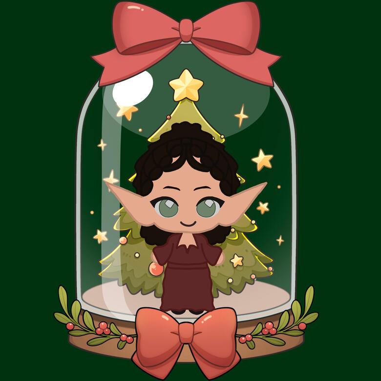 snow globe maeve by @xkatchy (kofi)