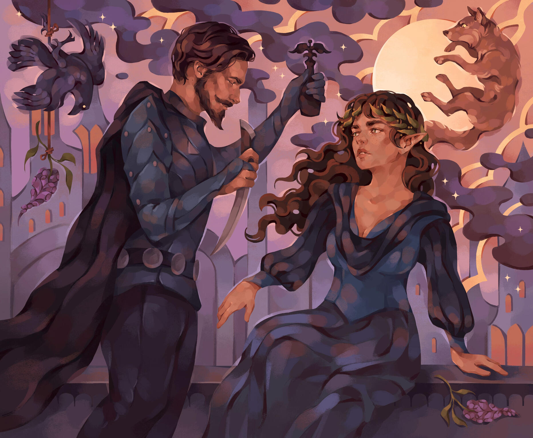 maeve x viago by @ point-maitimo (tumblr)