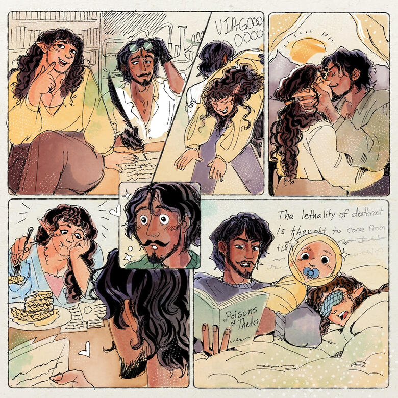 maeve x viago sketch page by @wng0re (kofi)