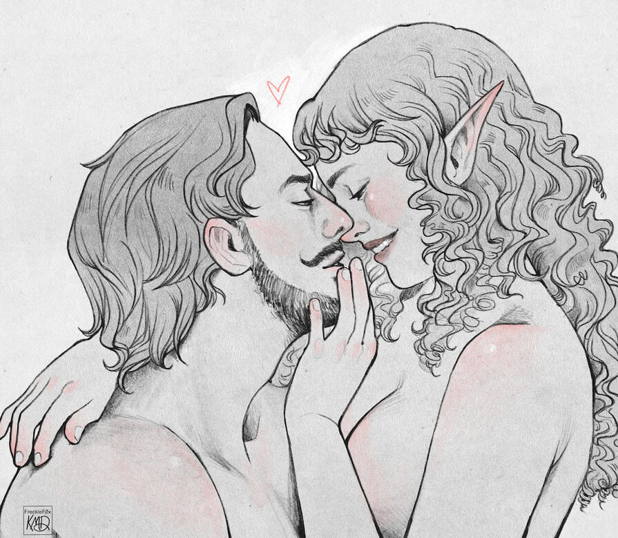 lovebirds by @frecklef0x (tumblr)